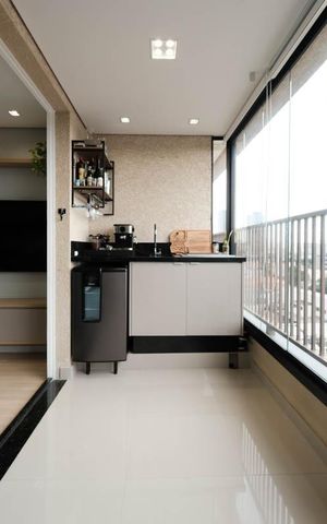 Apartamento à venda com 44m², 2 quartos e 1 vagaSala/Cozinha