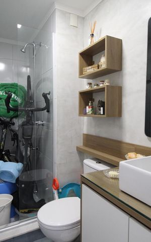 Apartamento para alugar com 79m², 2 quartos e 1 vagaBanheiro