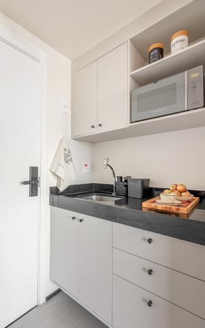Apartamento para alugar com 25m², 1 quarto e sem vaga Apartamento para alugar com 25m², 1 quarto e sem vagaCozinha