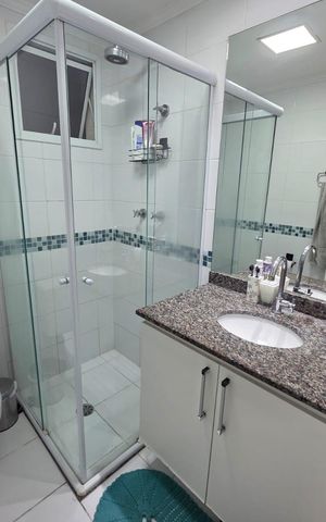 Apartamento à venda com 81m², 3 quartos e 2 vagas Apartamento à venda com 81m², 3 quartos e 2 vagasBanheiro