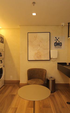 Studio para alugar com 32m², 1 quarto e sem vagaLavanderia