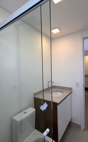 Apartamento para alugar com 77m², 3 quartos e 1 vaga Apartamento para alugar com 77m², 3 quartos e 1 vagaBanheiro da Suíte 1