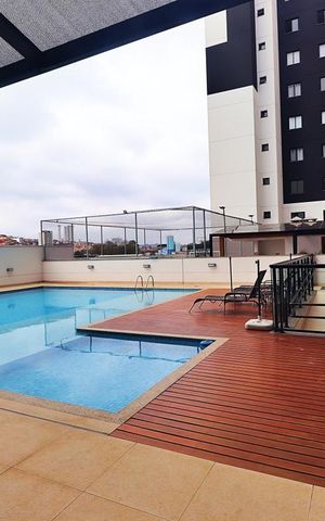 Apartamento à venda com 44m², 2 quartos e 1 vagaÁrea comum - Piscina