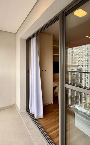 Studio para alugar com 25m², 1 quarto e sem vaga Studio para alugar com 25m², 1 quarto e sem vagaSacada
