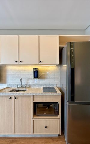 Studio para alugar com 25m², 1 quarto e sem vaga Studio para alugar com 25m², 1 quarto e sem vagaCozinha
