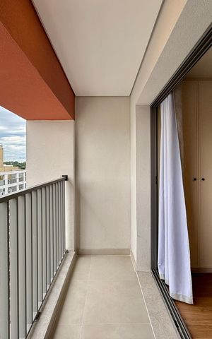 Studio para alugar com 25m², 1 quarto e sem vaga Studio para alugar com 25m², 1 quarto e sem vagaSacada