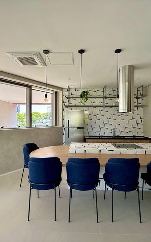 Studio para alugar com 25m², 1 quarto e sem vaga Studio para alugar com 25m², 1 quarto e sem vagaSalão de Festas