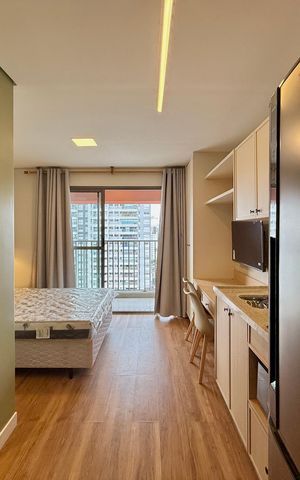 Studio para alugar com 25m², 1 quarto e sem vaga Studio para alugar com 25m², 1 quarto e sem vagaCozinha