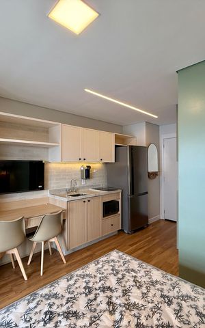 Studio para alugar com 25m², 1 quarto e sem vaga Studio para alugar com 25m², 1 quarto e sem vagaQuarto