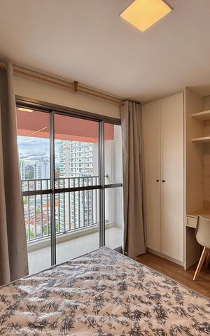 Studio para alugar com 25m², 1 quarto e sem vaga Studio para alugar com 25m², 1 quarto e sem vagaQuarto