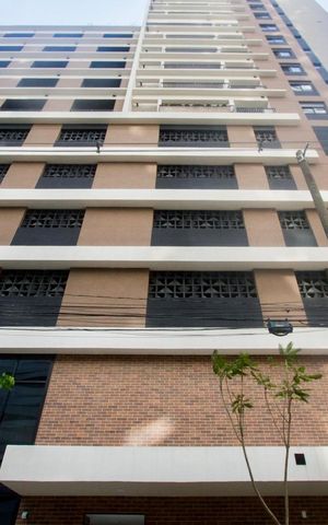 Studio à venda com 23m², 1 quarto e sem vaga Studio à venda com 23m², 1 quarto e sem vagaFachada