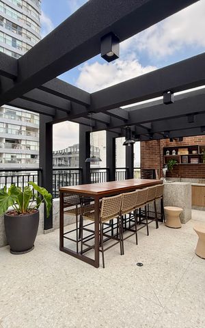 Studio à venda com 23m², 1 quarto e sem vaga Studio à venda com 23m², 1 quarto e sem vagaChurrasqueira