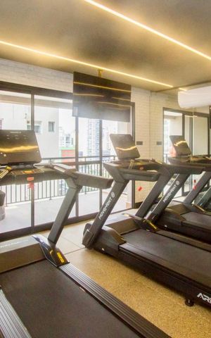 Studio à venda com 23m², 1 quarto e sem vaga Studio à venda com 23m², 1 quarto e sem vagaAcademia