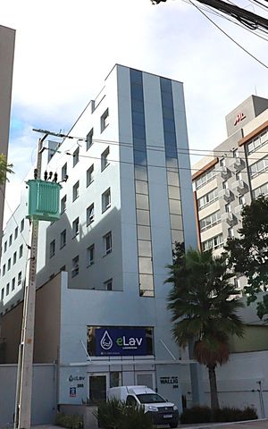 Apartamento para alugar com 40m², 1 quarto e 1 vagaFachada do prédio