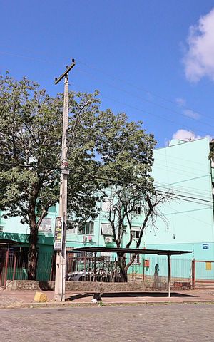 Apartamento à venda com 40m², 1 quarto e 1 vagaFachada do bloco