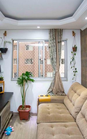 Apartamento à venda com 44m², 2 quartos e 1 vagaSala