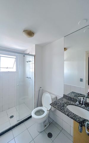 Apartamento para alugar com 119m², 3 quartos e 2 vagasBanheiro da Suíte