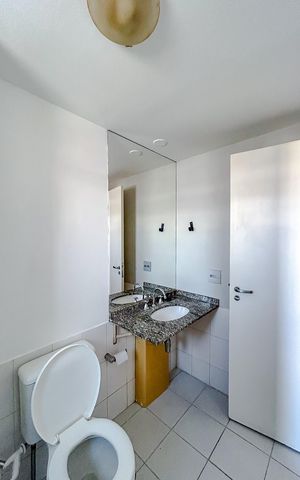 Apartamento para alugar com 119m², 3 quartos e 2 vagasBanheiro da Suíte