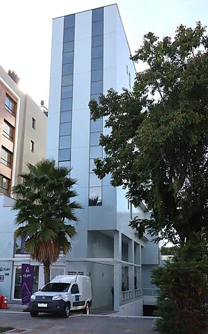 Apartamento para alugar com 40m², 1 quarto e 1 vagaFachada do Prédio