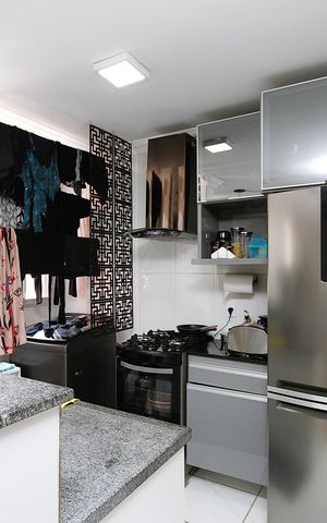 Apartamento à venda com 55m², 2 quartos e 1 vagaCozinha