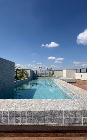 Apartamento para alugar com 34m², 1 quarto e 1 vaga Apartamento para alugar com 34m², 1 quarto e 1 vagaPiscina