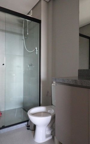 Apartamento para alugar com 34m², 1 quarto e 1 vaga Apartamento para alugar com 34m², 1 quarto e 1 vagaBanheiro