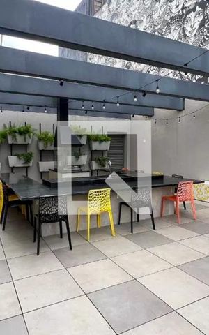 Studio para alugar com 27m², 1 quarto e sem vaga Studio para alugar com 27m², 1 quarto e sem vagaÁrea Comum - Churrasqueira 2