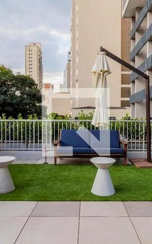 Studio para alugar com 27m², 1 quarto e sem vaga Studio para alugar com 27m², 1 quarto e sem vagaÁrea Comum - Churrasqueira 2
