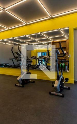 Studio para alugar com 27m², 1 quarto e sem vaga Studio para alugar com 27m², 1 quarto e sem vagaÁrea Comum - Academia