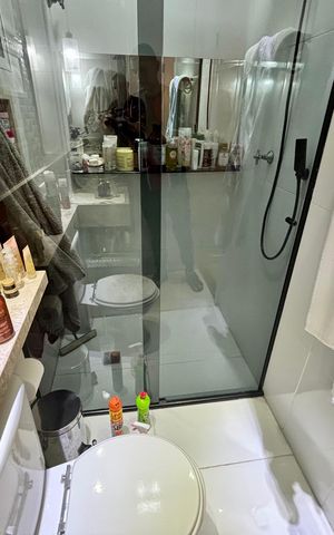 Apartamento à venda com 56m², 2 quartos e 1 vaga Apartamento à venda com 56m², 2 quartos e 1 vagaBanheiro da Suíte