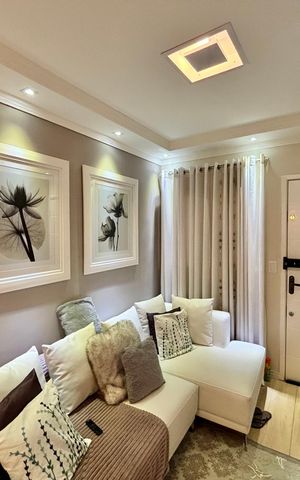 Apartamento à venda com 56m², 2 quartos e 1 vaga Apartamento à venda com 56m², 2 quartos e 1 vagaSala 1