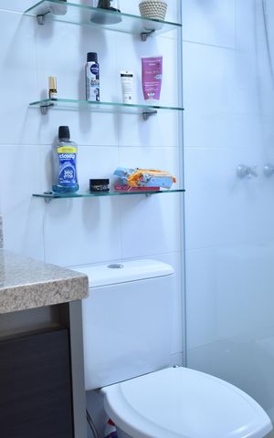 Apartamento à venda com 69m², 2 quartos e 1 vagaBanheiro da Suíte