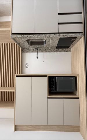Studio para alugar com 23m², 1 quarto e sem vaga