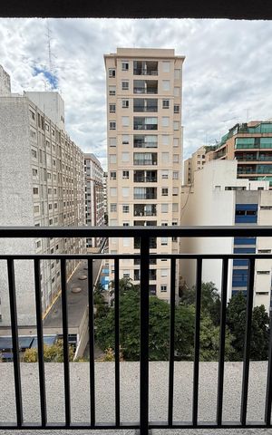 Studio para alugar com 23m², 1 quarto e sem vaga