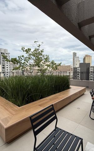 Studio para alugar com 23m², 1 quarto e sem vaga