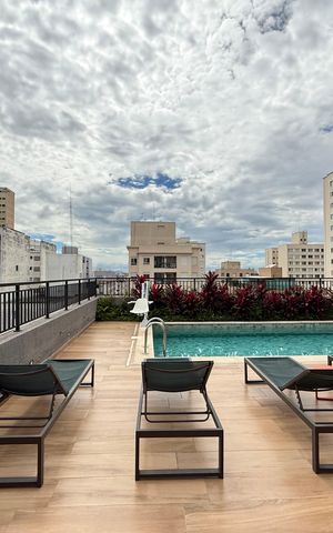 Studio para alugar com 23m², 1 quarto e sem vaga
