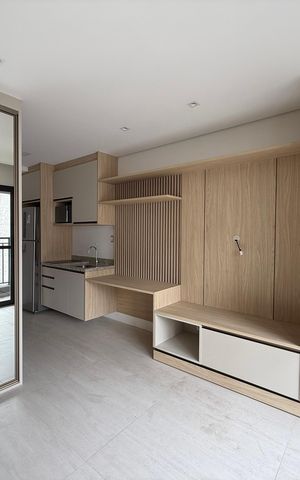 Studio para alugar com 23m², 1 quarto e sem vaga