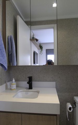 Apartamento à venda com 60m², 2 quartos e 1 vagaBanheiro do Quarto Suíte