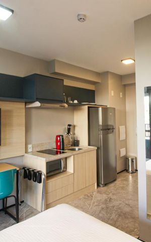 Studio à venda com 25m², 1 quarto e sem vaga Studio à venda com 25m², 1 quarto e sem vagaStudio