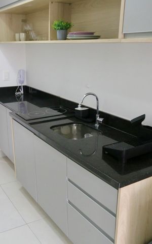 Apartamento à venda com 28m², 1 quarto e sem vaga Apartamento à venda com 28m², 1 quarto e sem vagaCozinha