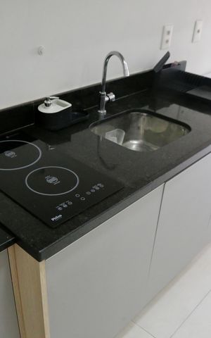 Apartamento à venda com 28m², 1 quarto e sem vaga Apartamento à venda com 28m², 1 quarto e sem vagaCozinha