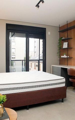 Studio para alugar com 31m², 1 quarto e sem vagaStudio - Sala / Quarto