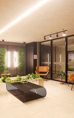 Studio para alugar com 31m², 1 quarto e sem vagaÁrea Comum - Lounge Recepção