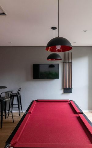 Apartamento para alugar com 26m², 1 quarto e sem vaga Apartamento para alugar com 26m², 1 quarto e sem vagaÁrea comum - Salão de Jogos