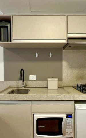 Studio para alugar com 30m², 1 quarto e 1 vaga Studio para alugar com 30m², 1 quarto e 1 vagaCozinha