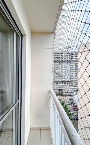 Apartamento à venda com 49m², 2 quartos e 1 vagaVaranda
