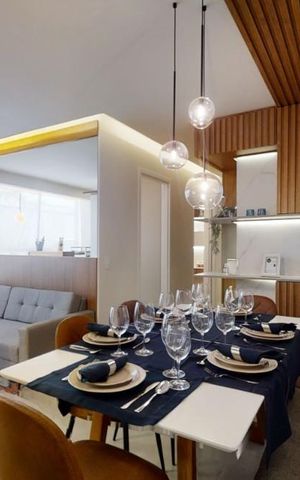 Apartamento à venda com 65m², 3 quartos e 2 vagas Apartamento à venda com 65m², 3 quartos e 2 vagasSala de Jantar