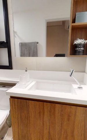 Apartamento à venda com 65m², 3 quartos e 2 vagas Apartamento à venda com 65m², 3 quartos e 2 vagasBanheiro 2
