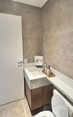 Apartamento à venda com 55m², 2 quartos e 1 vaga Apartamento à venda com 55m², 2 quartos e 1 vagaBanheiro 2