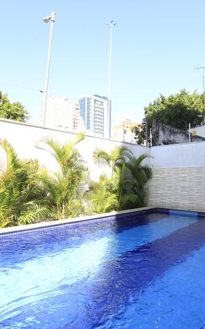 Studio à venda com 24m², 1 quarto e sem vagaÁrea comum - Piscina